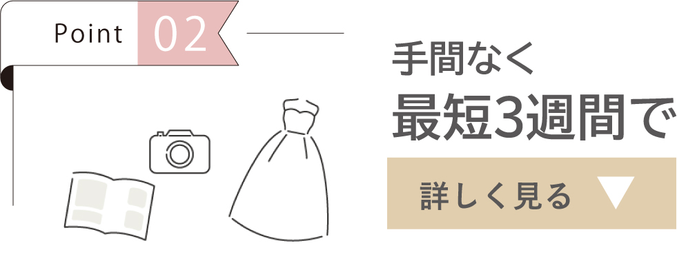 手間なく3週間で