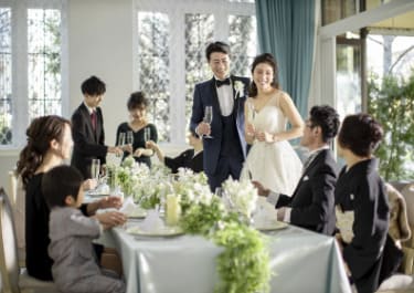 挙式 会食名様プラン 少人数結婚式 挙式 ルクリアモーレ竹芝